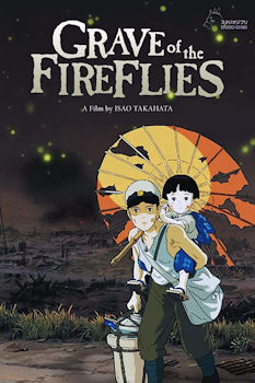 Poster for the Japanese anime movie GRAVE OF THE FIREFLIES.