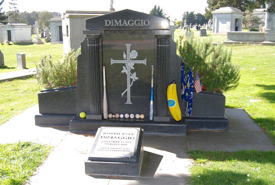 Joe DiMaggio grave