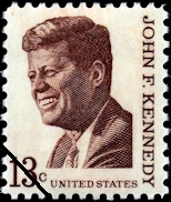 John F. Kennedy postage stamp, 1967