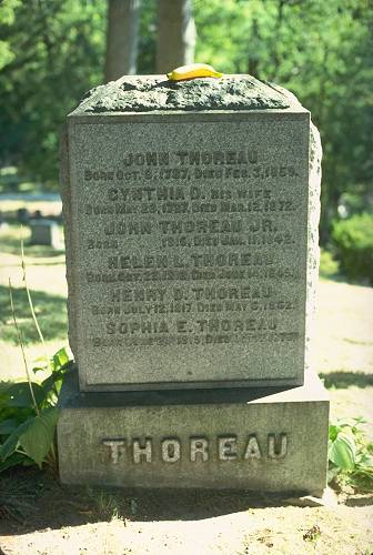 Henry David Thoreau grave
