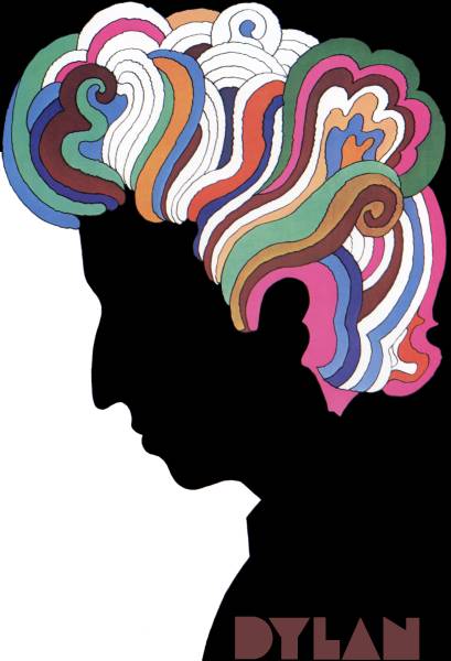 Bob Dylan Poster by Milton Glaser