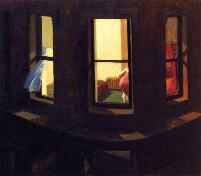 Night Windows, a 1928 painting by Edward Hopper