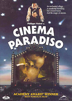 Poster for the movie Cinema Paradiso.