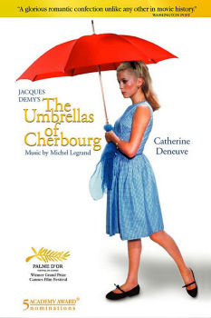 Poster for the film The Umbrellas of Cherbourg