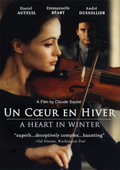 Poster for the French movie UN COEUR EN HIVER