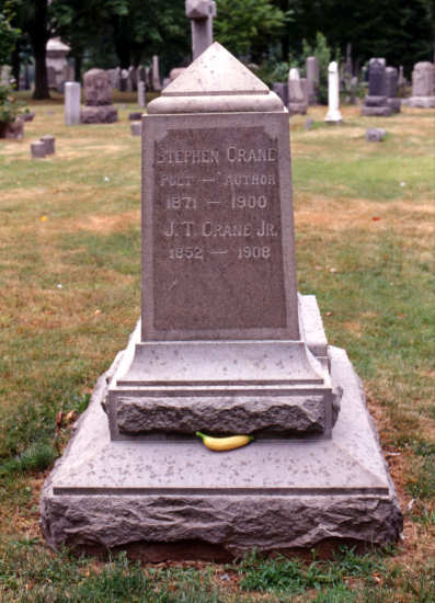 Grave of author Stephen Crane