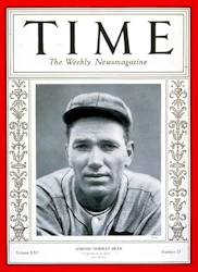 Dizzy Dean on the cover of Time magazine