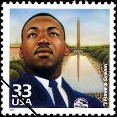 Martin Luther King Jr. postage stamp, 1999