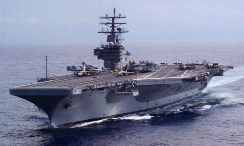 U.S.S. Ronald Reagan aircraft carrier