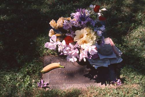 Malcolm X grave