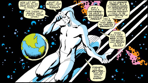 The Silver Surfer from Marvel Comics, 1968