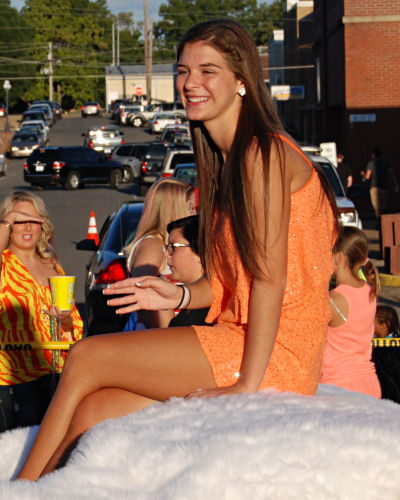 Great legs in the 2013 Banana Festival parade, Fulton KY - S. Fulton TN