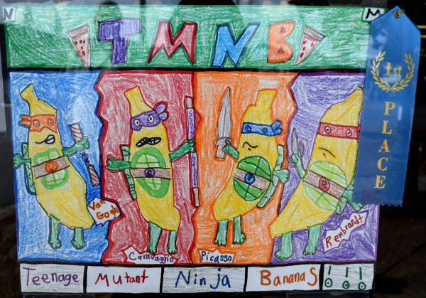 Children's poster for the 2014 Banana Festival, Fulton KY - South Fulton TN