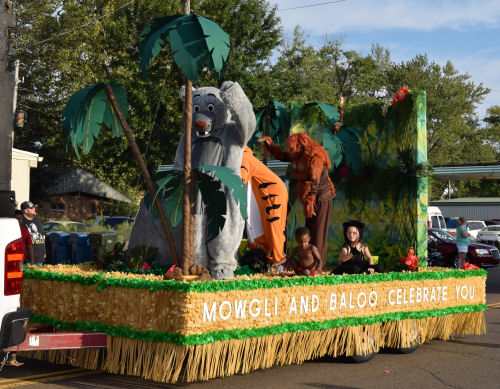 A float in the 2014 Banana Festival parade, Fulton KY - S. Fulton, TN