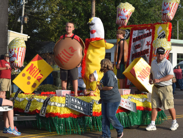 A float in the 2014 Banana Festival parade, Fulton KY - S. Fulton, TN