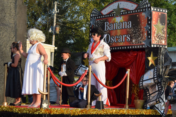 A float in the 2014 Banana Festival parade, Fulton KY - S. Fulton, TN