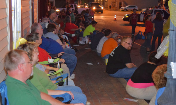 Enjoying the banana pudding at the 2014 Banana Festival in Fulton KY and S. Fulton TN