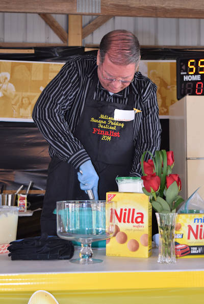 Roger Tisdale, winner of the 2014 'Best Banana Pudding' competition.