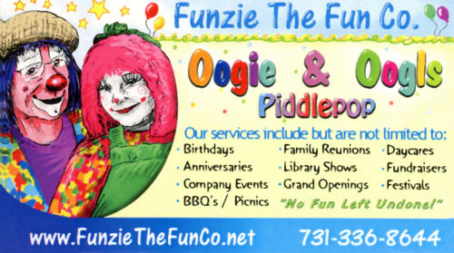 Oogie and Oogls Piddlepop business card